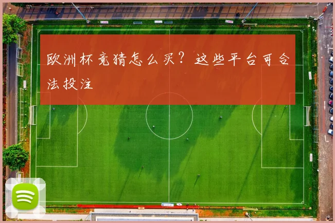 欧洲杯竞猜怎么买?这些平台可合法投注